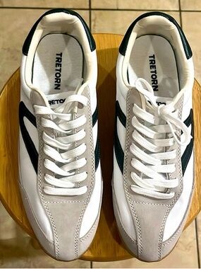 Tretorn Rawlins 2.0 Sneakers in a white, gray, and green Women’s